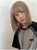 柔らかいカラーでもカッコよくきめるブリーチカラー