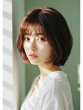コトナ 越谷店 30代40代50代絶壁解消ひし形小顔前下がりショートボブ【越谷】