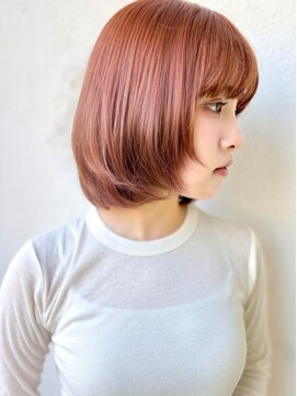 モッズヘア 越谷(mod's hair) 冬カラーブリーチ透明感ピンク◎愛されレイヤー小顔p越谷