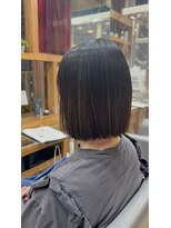 スタジオ アルファプラス 日暮里店(studio α+)&nbsp;カラーボブショートハイライト白髪ぼかし日暮里上野