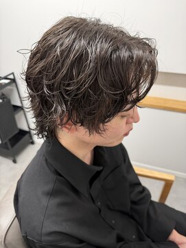 アウラヘアーサロン(aura hair salon) 波巻きシャドウパーマ