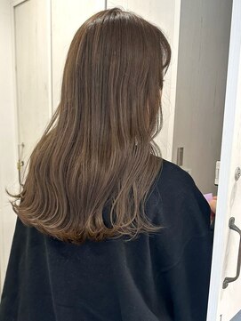 ガーデンヨコハマ(GARDEN YOKOHAMA) ミルクティーベージュブリーチなしWカラーヘーゼルグレージュ