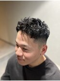 MEN’S HAIR/波巻ツイストスパイラル/フェザーパーマ/柏