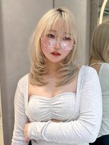 ロンドリメゾン 原宿(Lond re Maison.)&nbsp;韓国顔周り/ハイレイヤーカット/ミディアムレイヤーカット/原宿