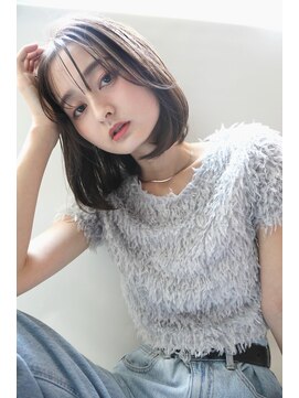 シャルムバイルーチェココ(CHARME by Lu'ce coco) シースルーバング丸みボブ