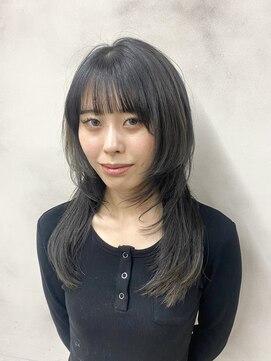 エルフレームバイワンラヴェスト(L'FLAME by one Lovest) ハッシュカット/グレーカラー/長野駅前L'FLAME