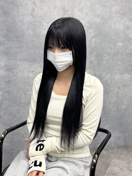 エル ヘアサロン なんば店(eL) 透明感黒髪ロング★実はエクステついてます【SYURI】