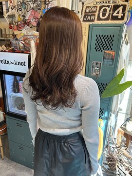 ボルタノット(volta∞knot) ツヤカラーピンクブラウン!