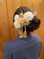 ポルム パプリカ(polum paprika)&nbsp;アップスタイルヘアセットヘアアレンジ春ヘアー成人式ヘアセット