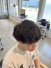 スパイラル、ツイスト、ツイスパパーマ＋メンズカット＋トリートメント