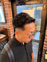 バレス 田町(BALES)&nbsp;フェードワンカールニュアンスパーマ