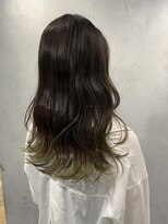 エイトセカンド 新宿三丁目店(EIGHT second)&nbsp;EIGHT second 江畑 グラデーション×ライトグリーン