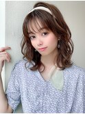 髪質改善/ショコラベージュ/ベビーバング/韓国風カール/ボブルフ