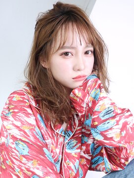 アイティー バイ アルバム 浦和店(IT by ALBUM) ゆるカール_セシルカットココアブラウンフリンジウェーブ_7610