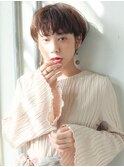【roijir 表参道 山岸】ナチュラルブラウン　マッシュショート
