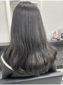 アイスグレー　グレー　ロングヘア