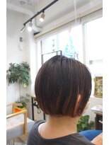リムルヘアー(Rymlhair)&nbsp;ハイライトBOB/こなれヘア/小顔補正立体カット/耳だしショート