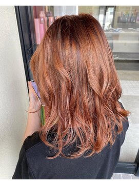 ジェリカ(Jlica) 韓国風　オルチャンヘア　オレンジブラウン