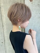 ロンド ラマ 岐阜(Lond bla-ma)&nbsp;★【Lond blama】ハイトーンショートカット/髪質改善/グレージュ