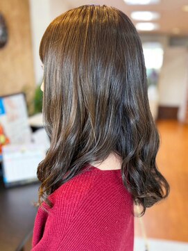 アークスヘアー アッシュべージュ大人可愛い髪質改善カラーヨシンモリ透明感