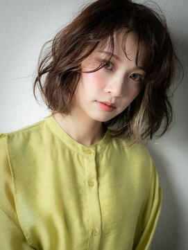 カバーヘア ブリス 志木南口駅前店(COVER HAIR bliss) インナーカラーハイライトフレンチカジュアルx志木20代30代40代