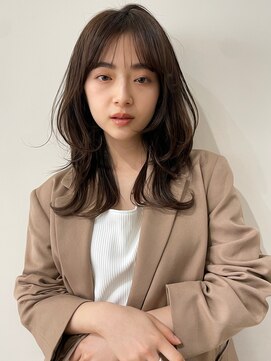 コート 表参道(Cote) レイヤーロング外ハネボブ前髪パーマうる艶髪前髪