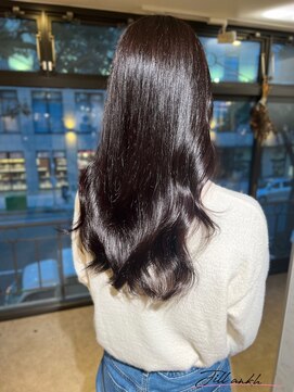 ジル アンク(Jill ankh) 《Jillankh 姫路駅前》マットブラウン　赤み消し　顔周りカット