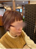 丸みショートボブ