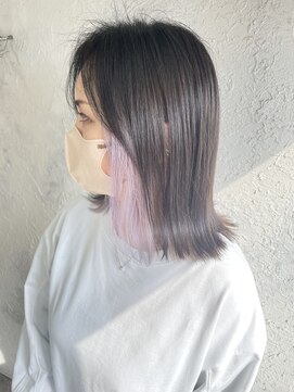 ヘアスタジオニコ(hair studio nico...) インナーホワイトパープル★