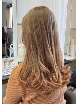 コア フィール ア デイ(COIFFURE A DAY) ハイトーンベージュ 髪質改善トリートメント