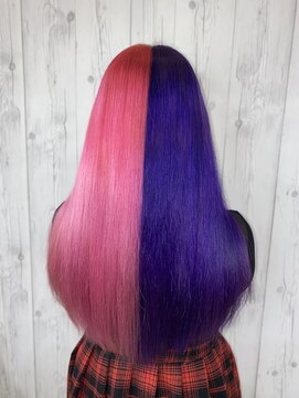 ダンク(DUNK) pink×purple ツートン