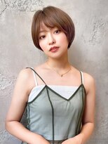 ロンドローズ 名古屋(Lond damaskRose)&nbsp;ブリーチ 学割 オリーブベージュ レイヤーカット リタッチ830