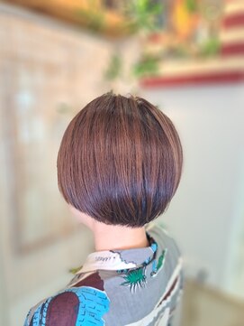 レットイット Letit ボブ【髪質改善/ショートボブ/ショートカット/ボブ白髪染め/ボブ