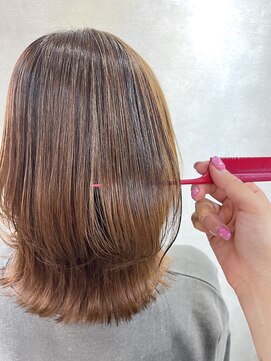 レガロヘアアトリエ(REGALO hair atelier) 縮毛矯正/外ハネレイヤー【水戸/茨城】