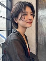 イメチェン前髪小顔ショート_銀座
