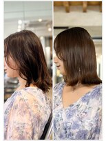 アメイズトーキョー 札幌大通(Amaz! tokyo)&nbsp;小顔ネビージュワンレン/縮毛矯正/髪質改善/ツヤ髪/くせ毛