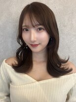 ルームバイシー 新宿(Loom. by Sea)&nbsp;韓国くびれ風ヘア×ココアブラウン【新宿/韓国ヘア】