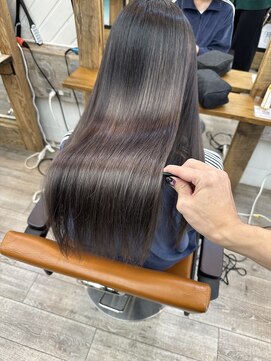 ナンバー アンフィール 渋谷(N° anfeel) ブリーチ縮毛矯正