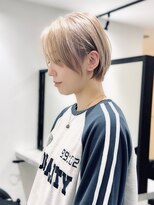 ジェムヘアスタジオ 平塚西口店(Gem Hair Studio)&nbsp;Gem Hair Studio 姉崎 外国人風ミルクティーベージュ×ショート
