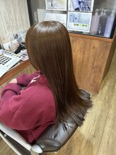 スウィープヘア(Sweep Hair) ブリーチなしグレージュカラー