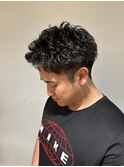 ピンパーマアップバング