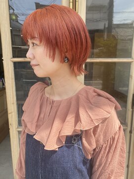 アクビー(AKuBii) ハイトーンマッシュレイヤーショート