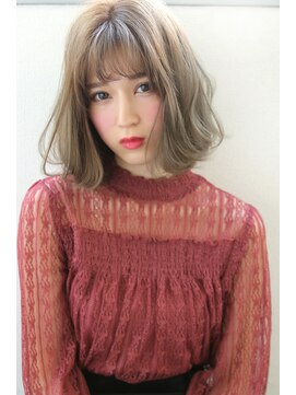 ロゼ 枚方(Rose) 【ROSE】ミルクティーベージュ＿ブリーチ＿ボブ