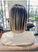 【CORS高崎】切りっぱなし抜きっぱタッセルボブ髪質改善縮毛矯正