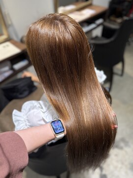 エニー 栄(Any) KAGAMIストレート×ベージュ