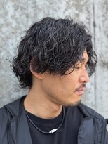 ハニー(HONEY)&nbsp;波巻きスパイラルパーマ/波巻きパーマ/岡崎メンズパーマ