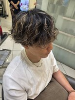 マージュ ギンザ(marju GINZA) 【メンズ】ハイライト×波巻きパーマ