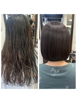 コレットヘア(Colette hair) 【miyu】酸性ストレートでまとまるボブに☆