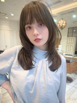 ネオリーブ アンド 渋谷店(Neolive &) 渋谷/デジタルパーマ/フェザーパーマ/ホワイトグレー