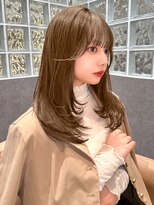ロンド ジュルード 名古屋(Lond jeloud)&nbsp;ワンカールで決まるナチュラルレイヤー 前髪 学割 縮毛矯正
